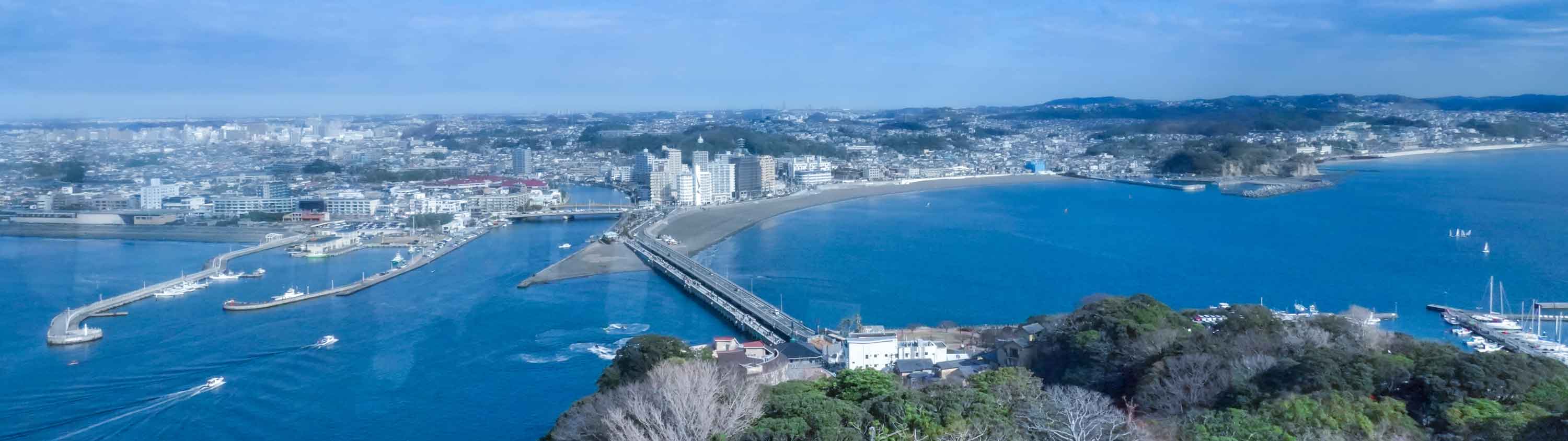 湘南、江ノ島の地域情報。江ノ島周辺の交通や水上タクシーなどの情報が盛りだくさん。